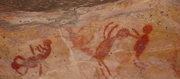 Foto: Pintura Rupestre en Pedra Furada, Brasil