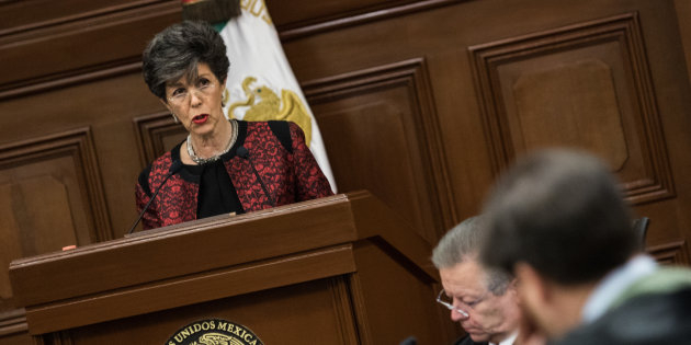 CIUDAD DE MÉXICO, 13NOVIEMBRE2018.- Janine Madeline Otálora Malassis, Magistrada Presidente del Tribunal Electoral del Poder Judicial se la Federación (TEPJF), rindió su informe ante el pleno de la sala superior de la Suprema Corte de Justicia de la Nación (SCJN).
FOTO: MISAEL VALTIERRA / CUARTOSCURO.COM