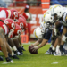 The Kansas City Chiefs defense gets set at the line of scrimmage against the San Diego Chargers offense during an NFL football game on Sunday, Dec. 13, 2015 in Kansas City, Mo. The Chiefs won, 10-3. (G. Newman Lowrance via AP)