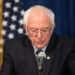 BURLINGTON, VT - MARCH 11: Democratic presidential candidate Sen. Bernie Sanders (I-VT) delivers a campaign update at the Hotel Vermont on March 11, 2020 in Burlington, Vermont. (Photo by Scott Eisen/Getty Images)