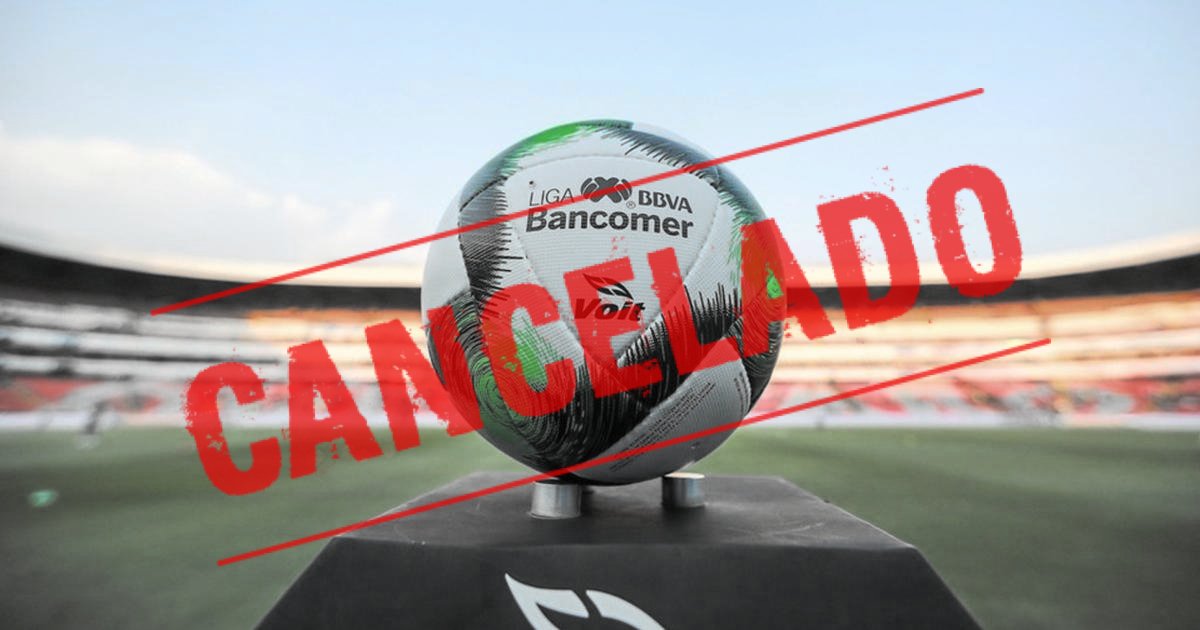 Liga Mexicana é cancelada e não haverá campeão em 2020