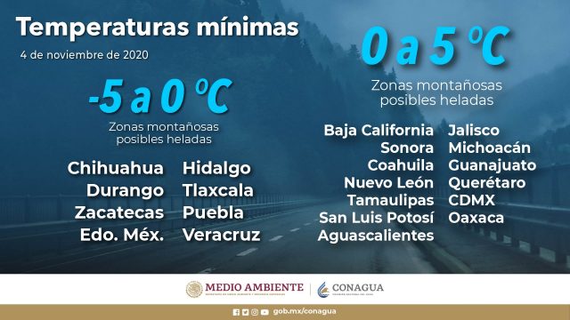 Se pronostican lluvias intensas en Chiapas, Quintana Roo y Tabasco